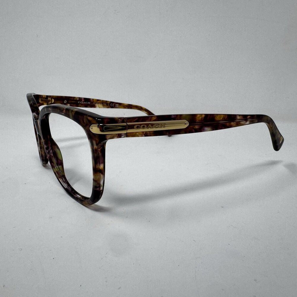 Coach HC8132 5287/13 Confetti Light Brown Sunglass Frames 57-17-135 - Picture 2 of 10